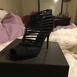 Gucci open toe bootie